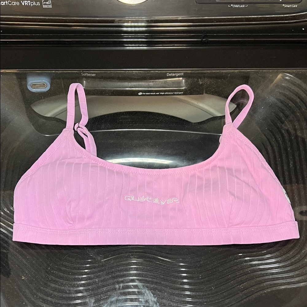 Quiksilver Women's Lavender Bikini Top Sz M